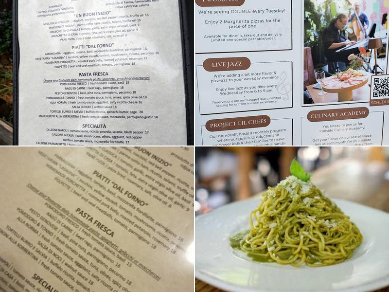 Ironside Pizza Menu
