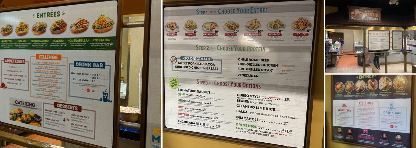 Cafe Rio Fresh Modern Mexican Menu