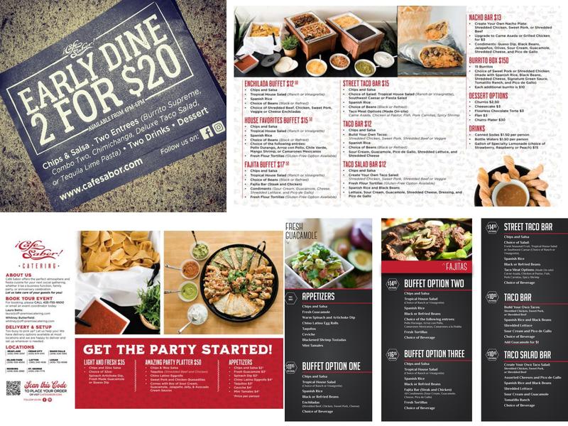 Cafe Sabor Menu