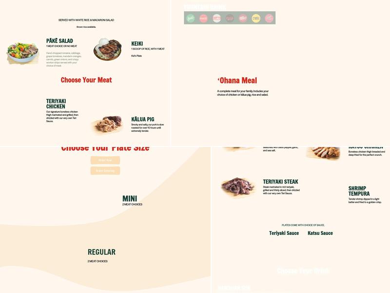 Mo' Bettahs Hawaiian Style Food Menu