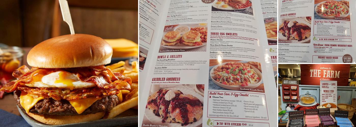 Bob Evans Menu