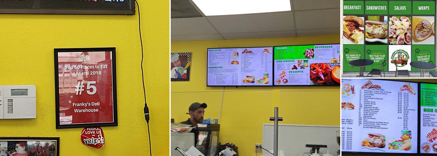 Franky's Deli Warehouse Menu