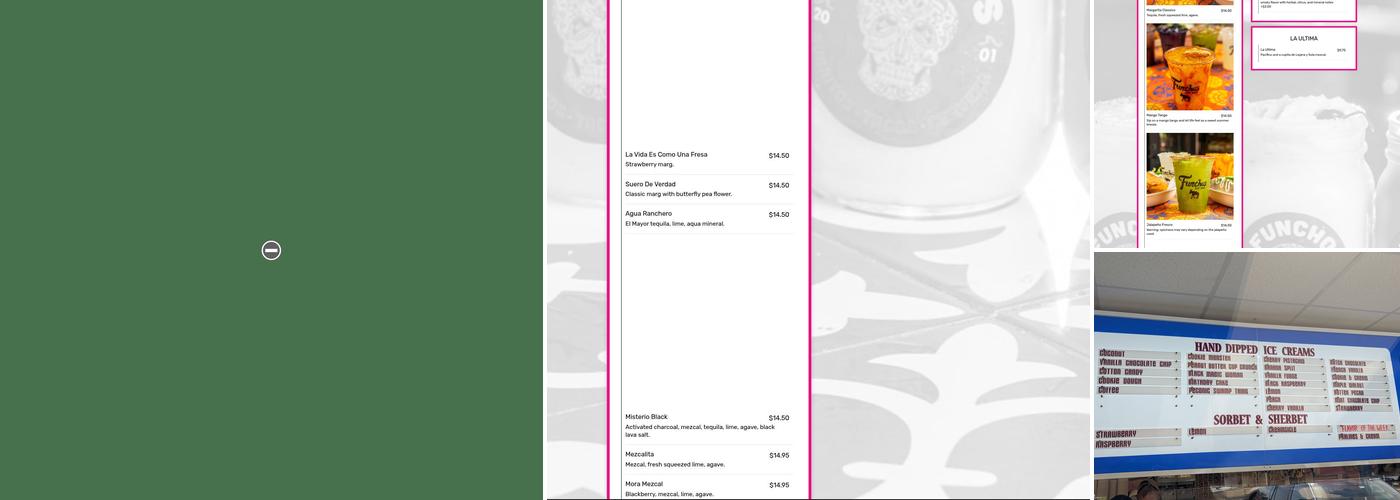 FUNCHOS Menu