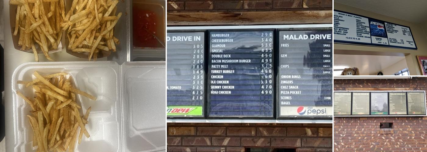 Malad Drive In Menu