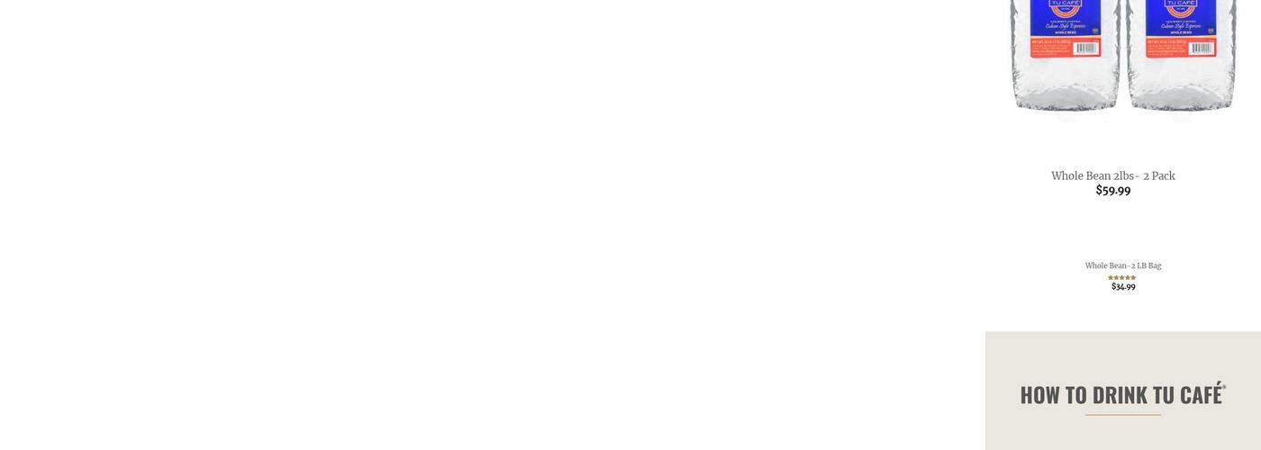 Tu Café Gourmet Menu