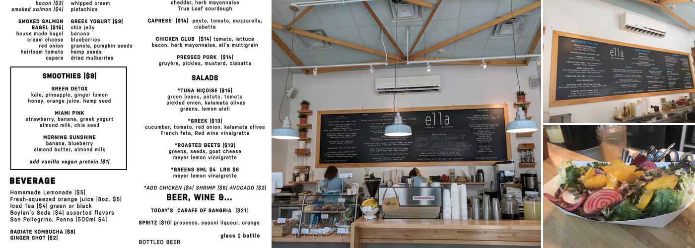 ella Menu