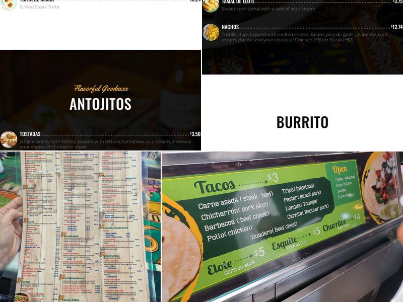 Chapultepec Mexican Bar & Restaurant Menu