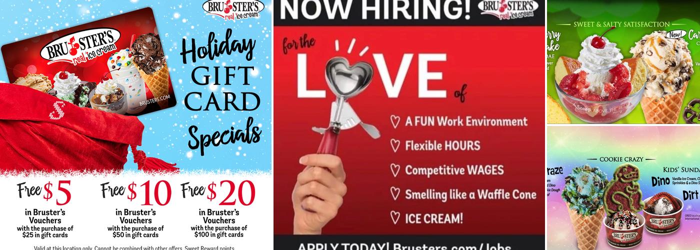 Bruster's Real Ice Cream Menu