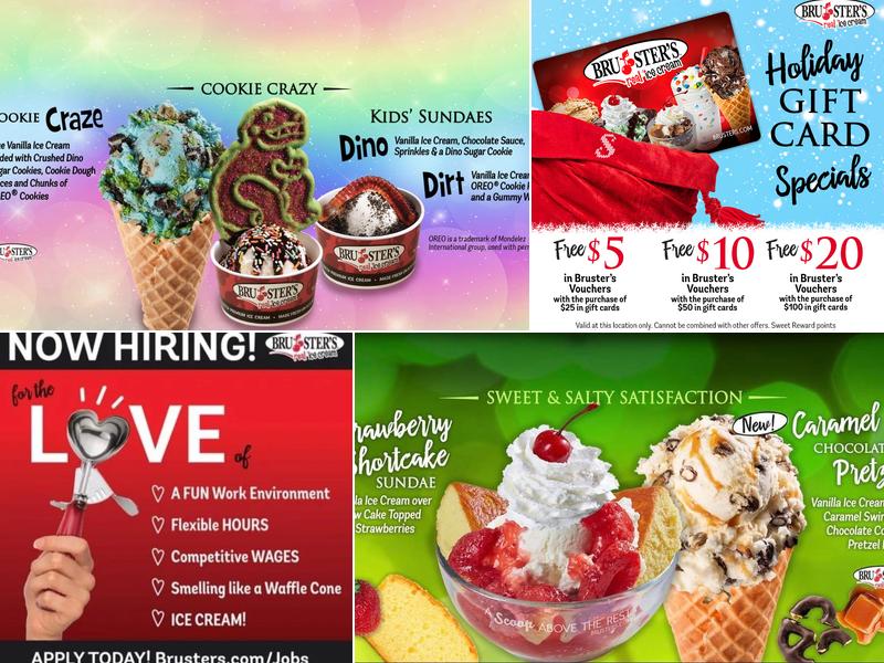 Bruster's Real Ice Cream Menu