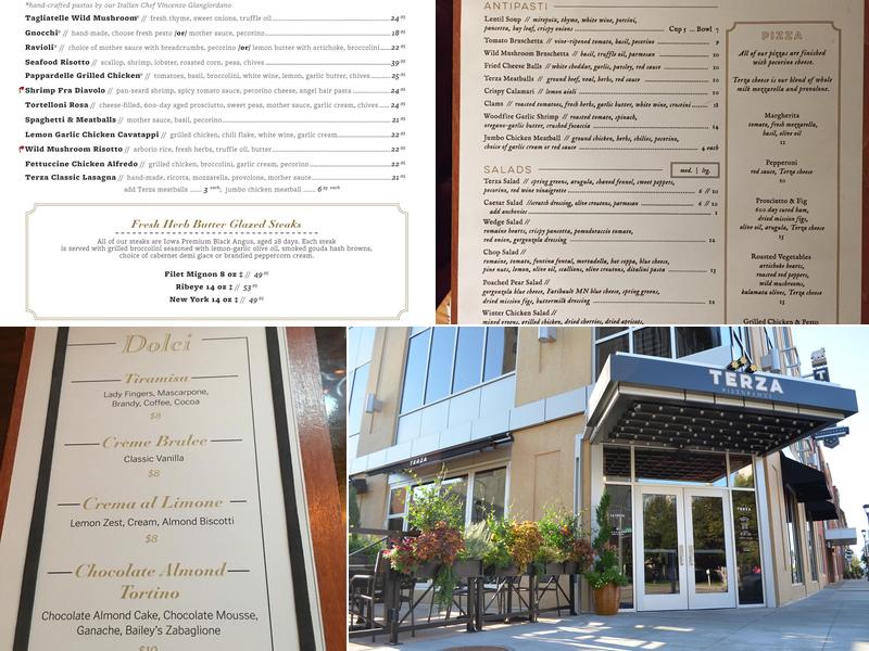 Terza Menu