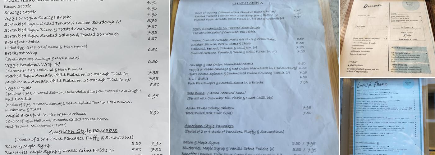 Riverview Kitchen Menu