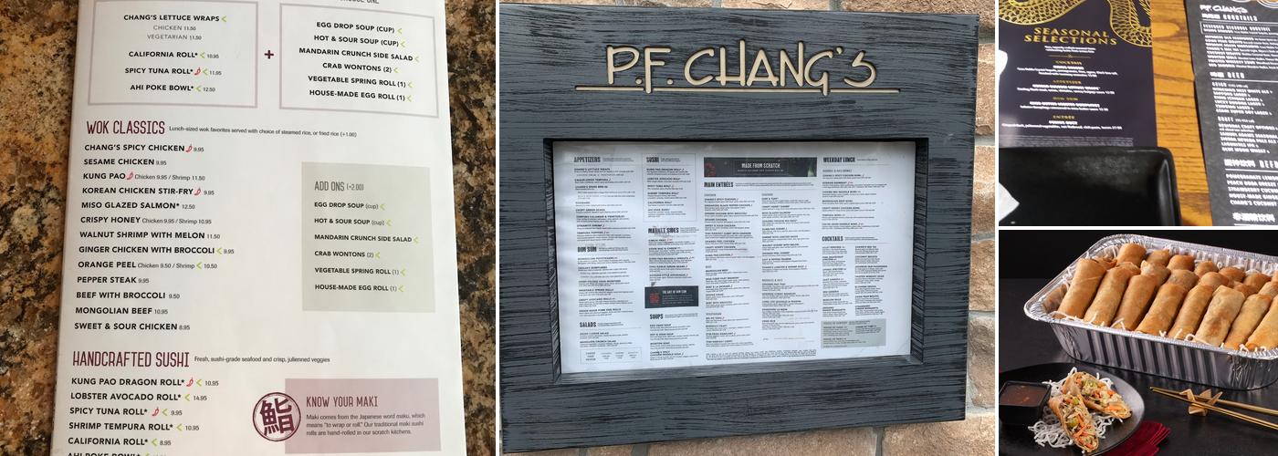 P.F. Chang's Menu