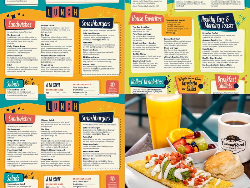 Canopy Road Café Menu