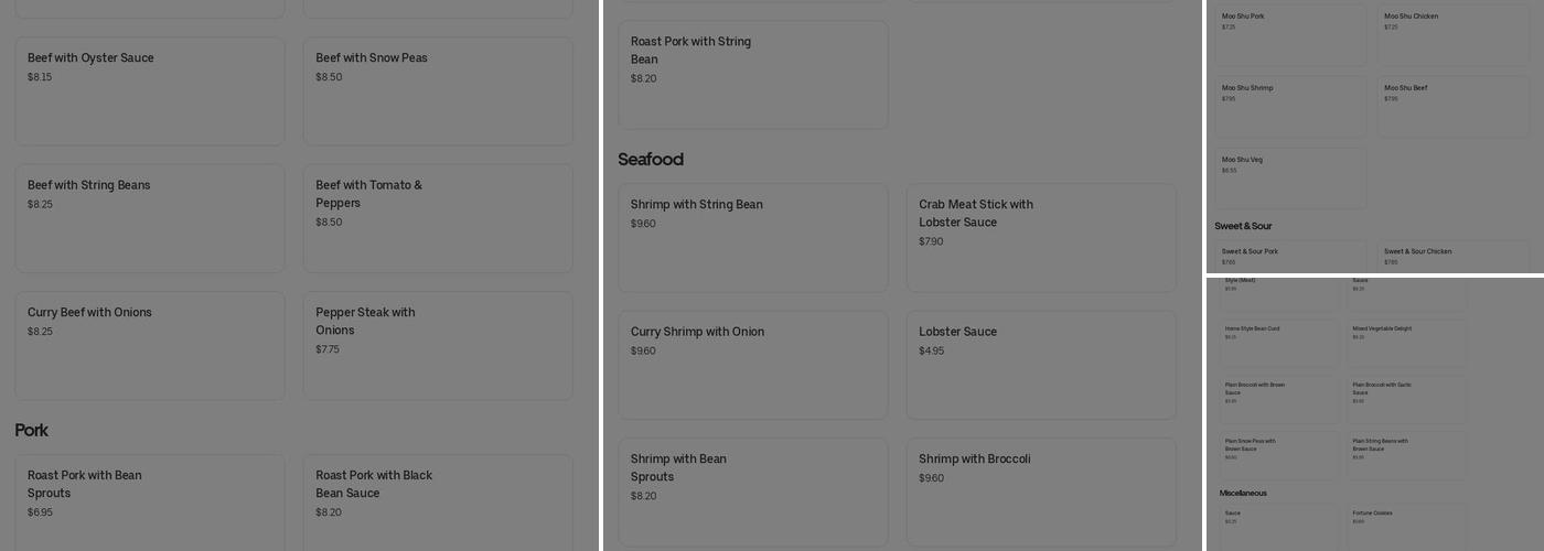 Golden Dragon Chinese Kitchen Menu