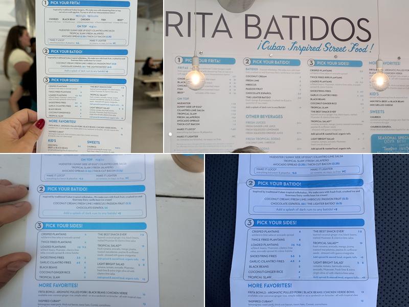 Frita Batidos Ann Arbor Menu