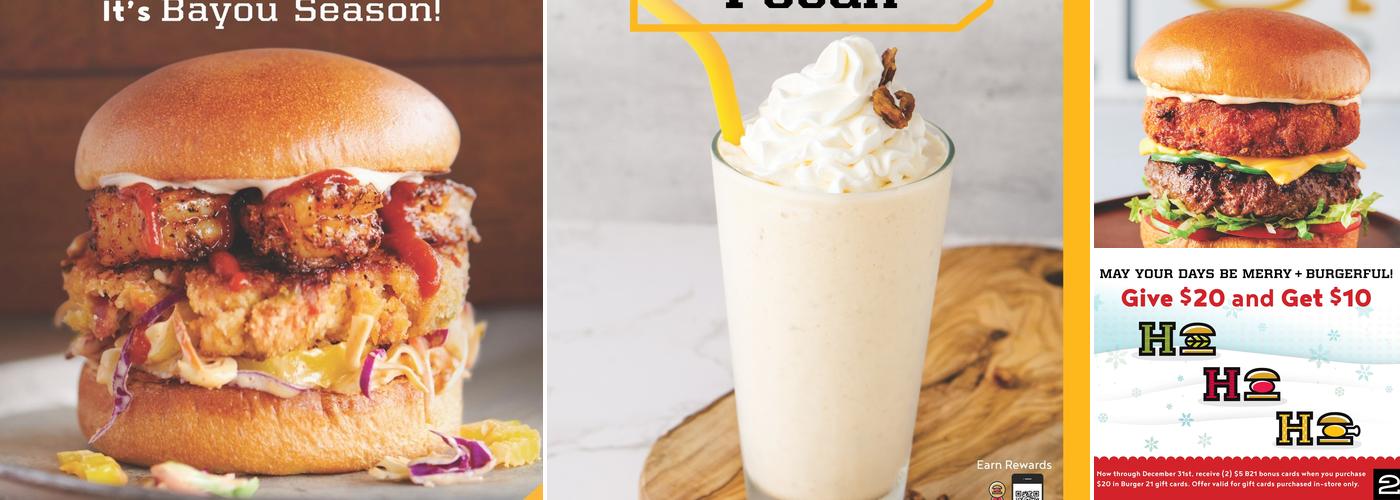 Burger 21 Davie Menu