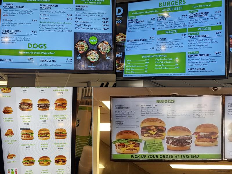 BurgerFi Menu