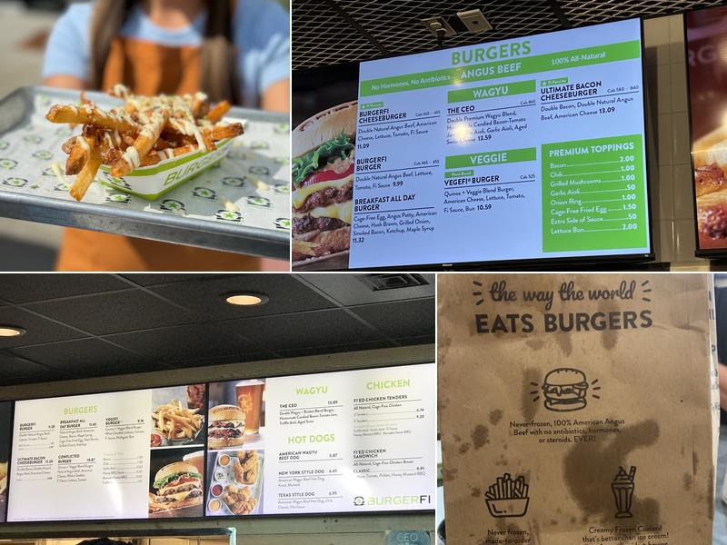 BurgerFi Menu