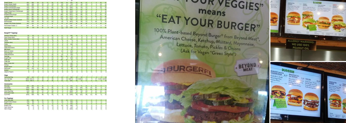 BurgerFi Menu