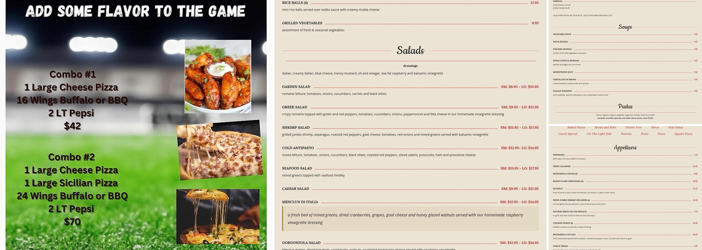 Il Trio Menu
