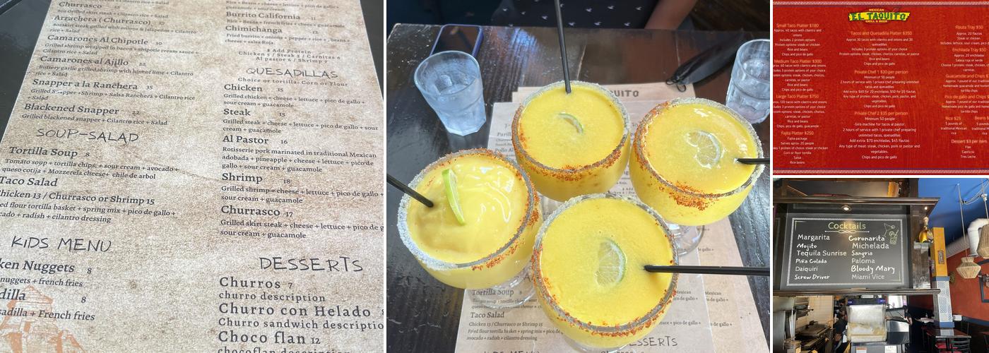 El Taquito Menu