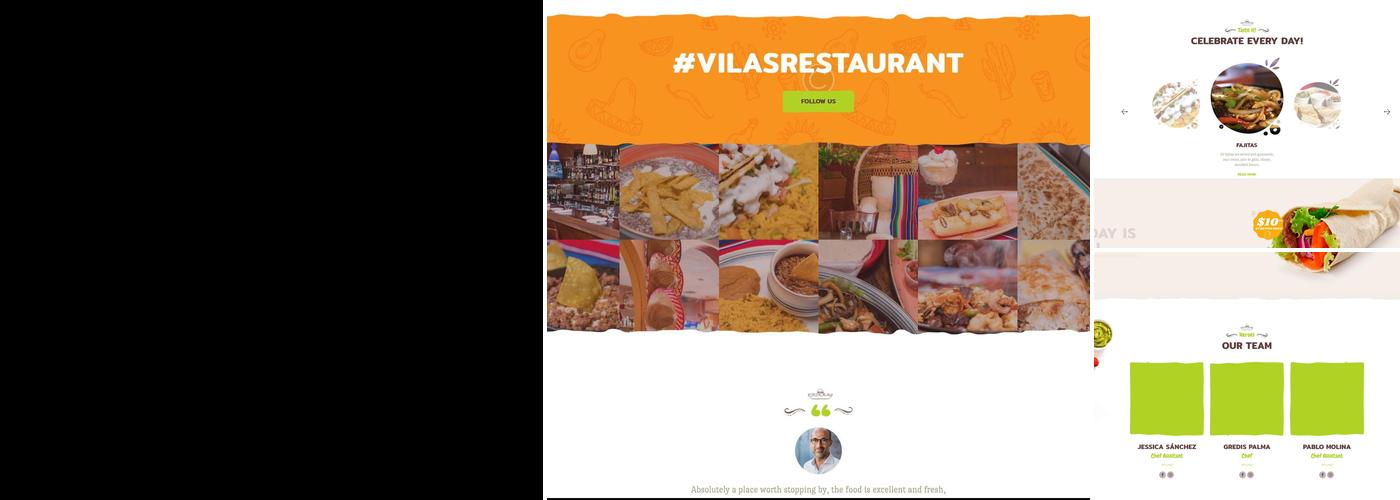 Vila's Mexican & Cuban Restaurant Menu
