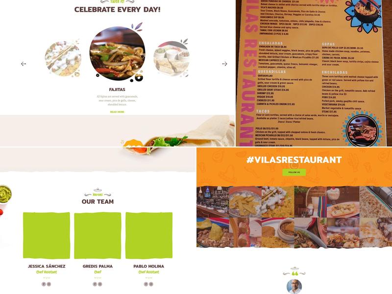 Vila's Mexican & Cuban Restaurant Menu