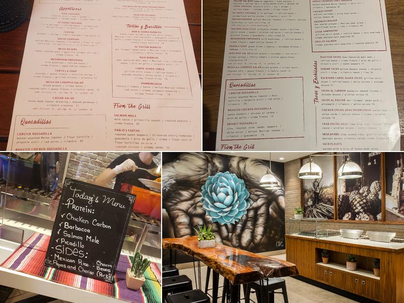 Lona Cocina Tequileria Menu