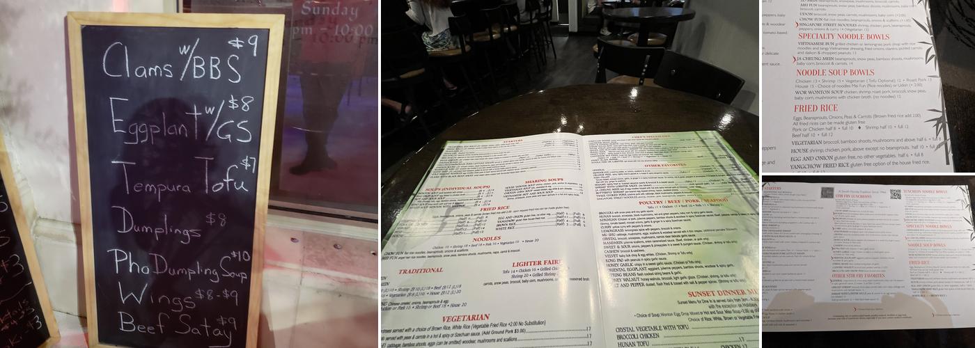 Christina Wan's Menu