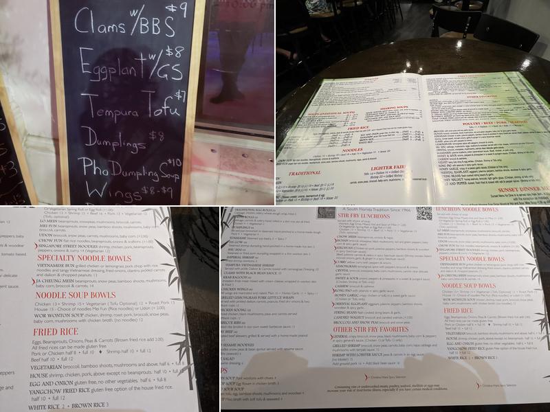 Christina Wan's Menu