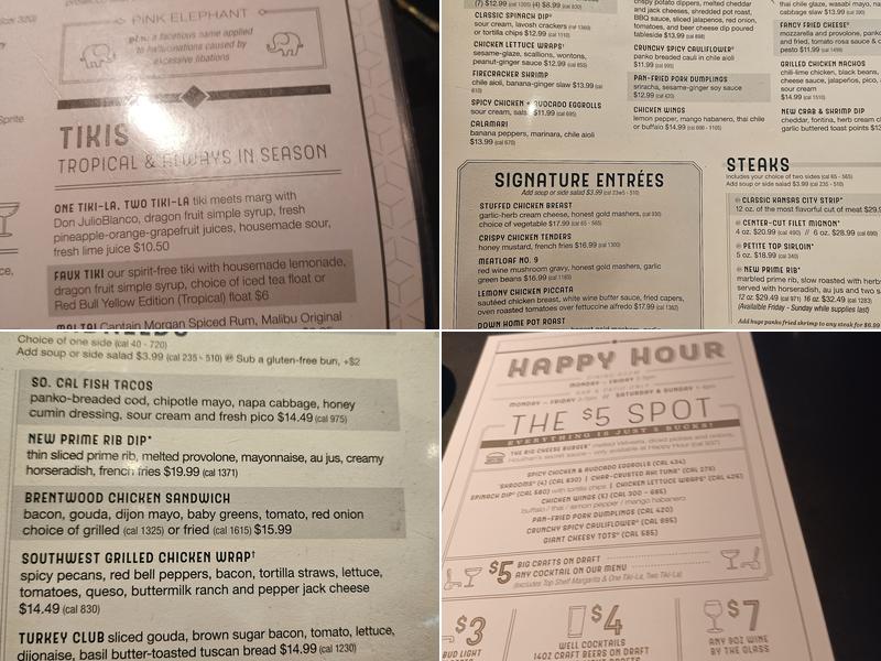 Houlihan's Menu