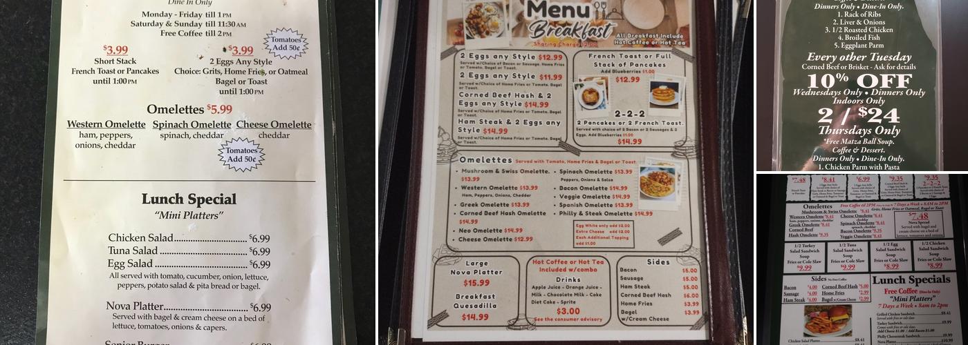 Kings Point Diner Menu
