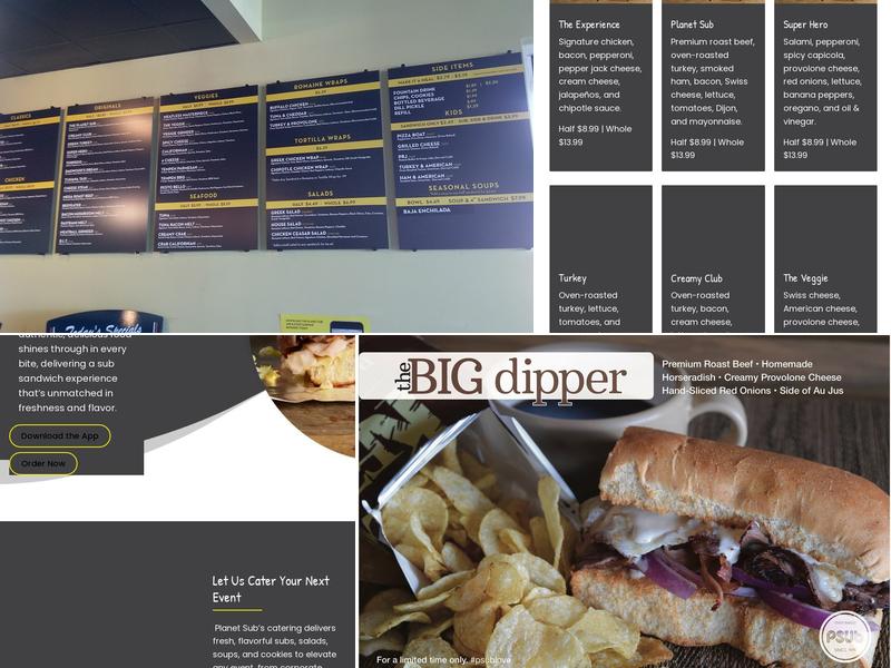 Planet Sub Menu