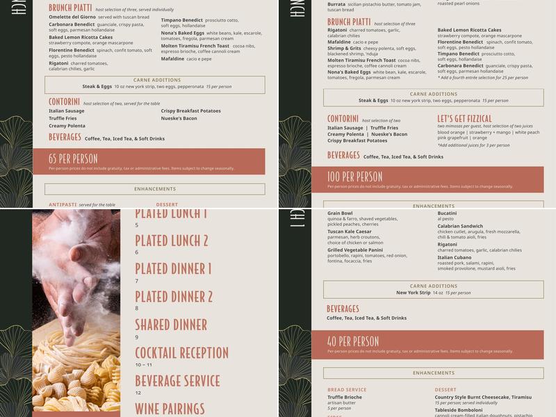 Timpano Las Olas Menu