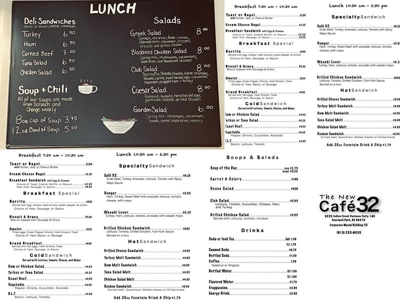 Scratch Cafe 32 Menu
