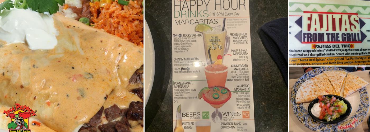 Jose Pepper's Menu