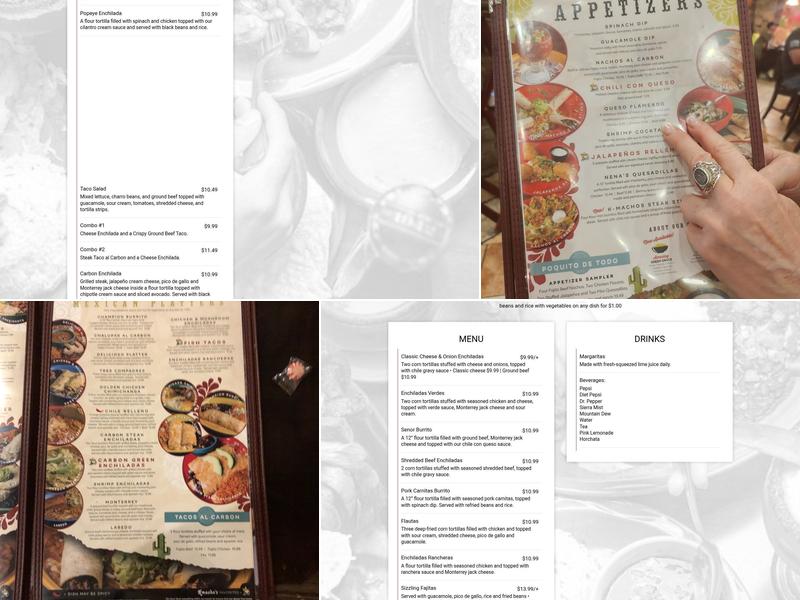 K-Macho's Mexican Grill and Cantina Menu