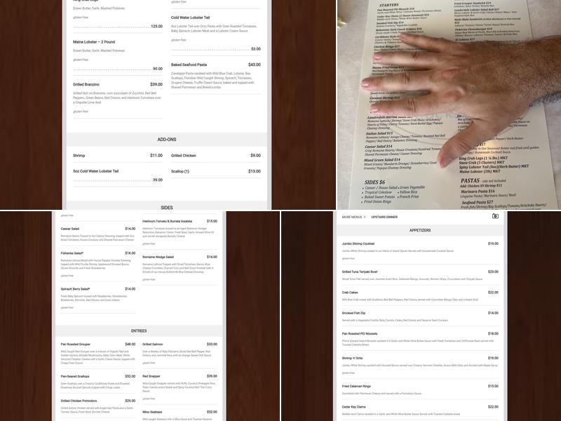 15th Street Fisheries Menu