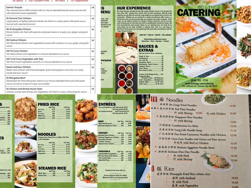 Bo Lings Menu