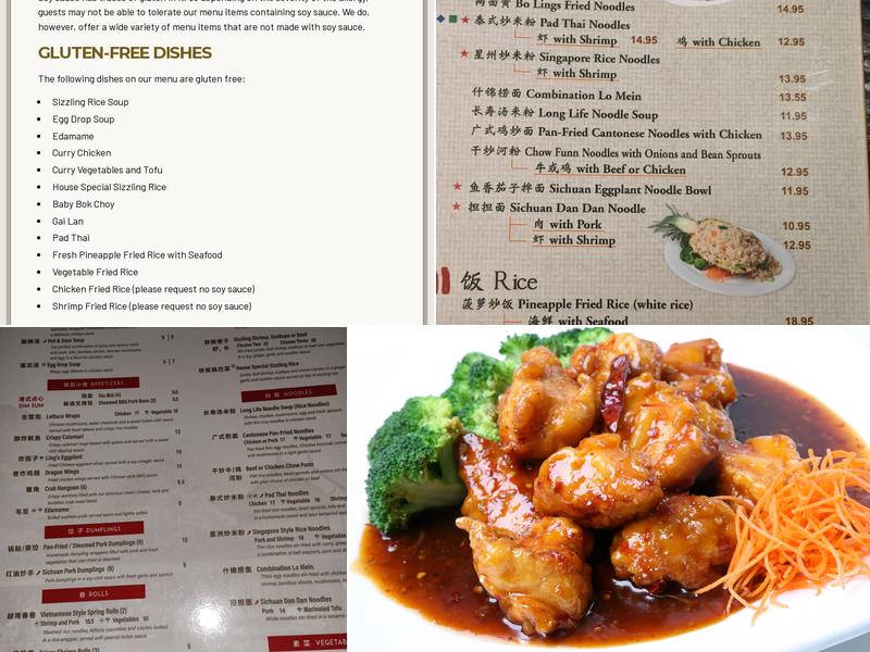 Bo Lings Menu