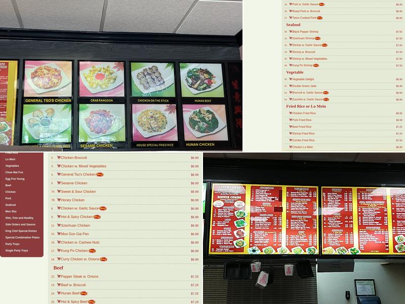 Chinatown Express Menu