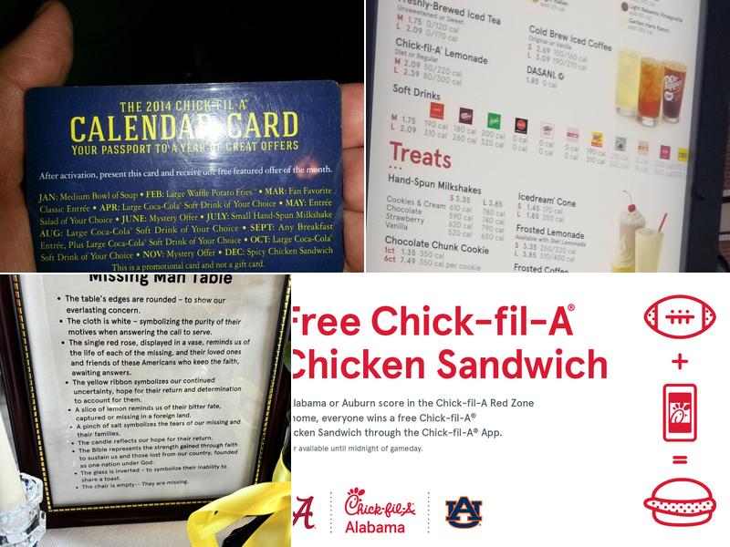 Chick-fil-A Florence Menu
