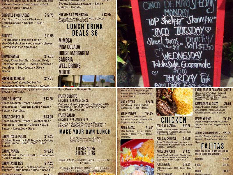 Cinco de Mayo Mexican Cuisine Menu