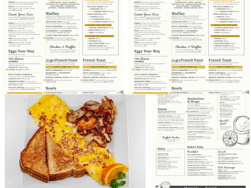 Keke's Breakfast Cafe Menu
