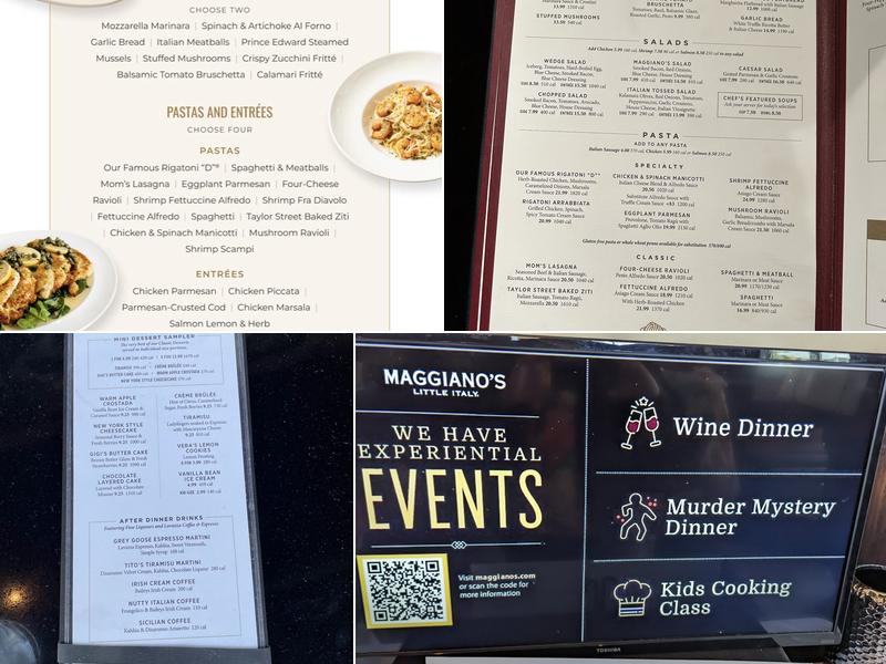 Maggiano's Little Italy Menu