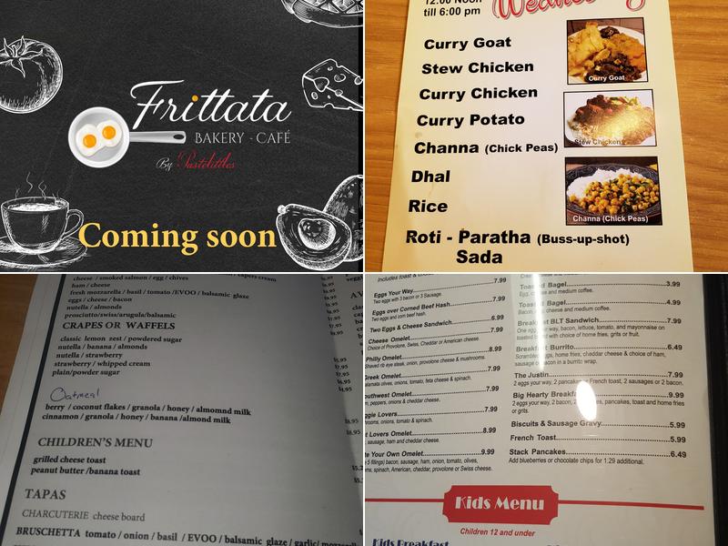 Frittata Caffe & Bistro - European Market Menu
