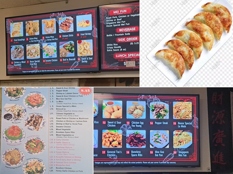 Great Wall Restaurant Menu