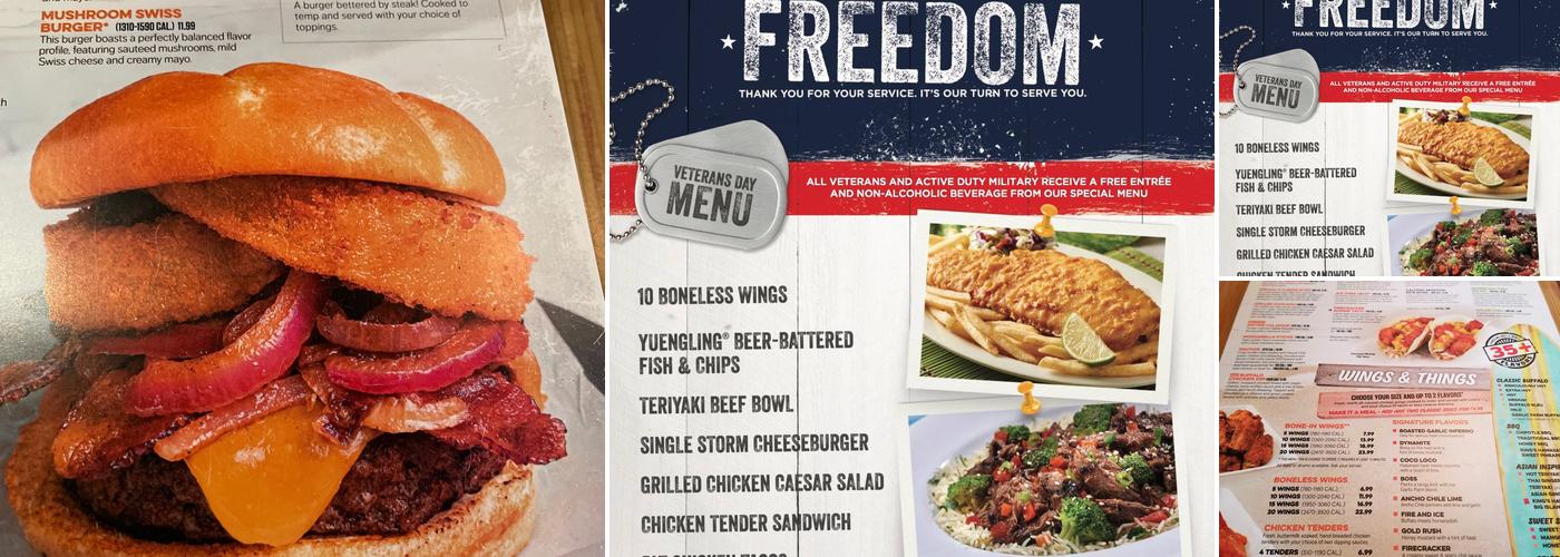 Hurricane Grill & Wings-Jensen Beach Menu