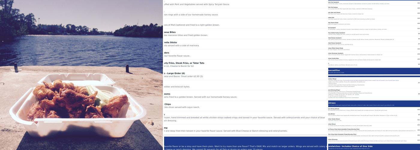 Lefty's Wings & Grill Menu