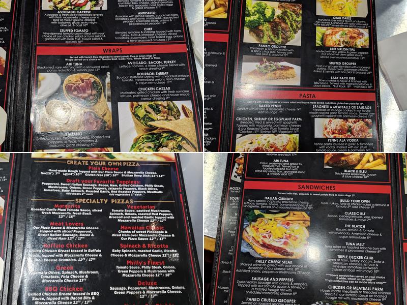 Overtime Pizzeria & Sports Pub Menu